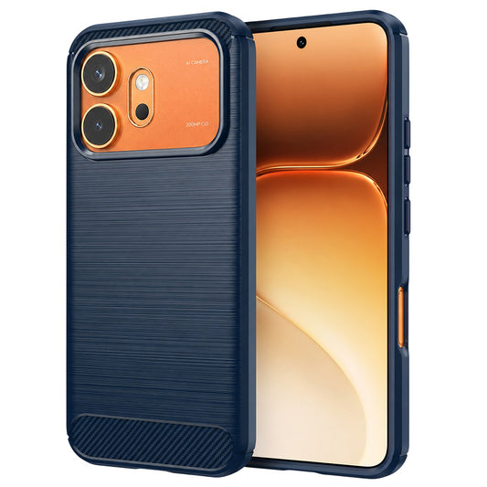Puzdro pre Honor 600 Pro / 600, Techsuit, Karbón, Modrá