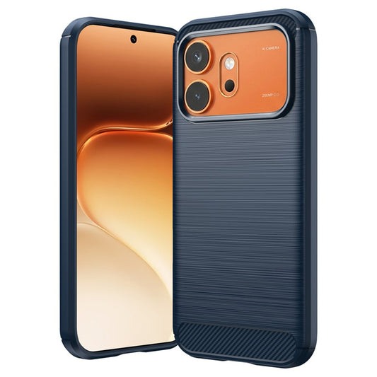 Puzdro pre Honor 600 Pro / 600, Techsuit, Karbón, Modrá