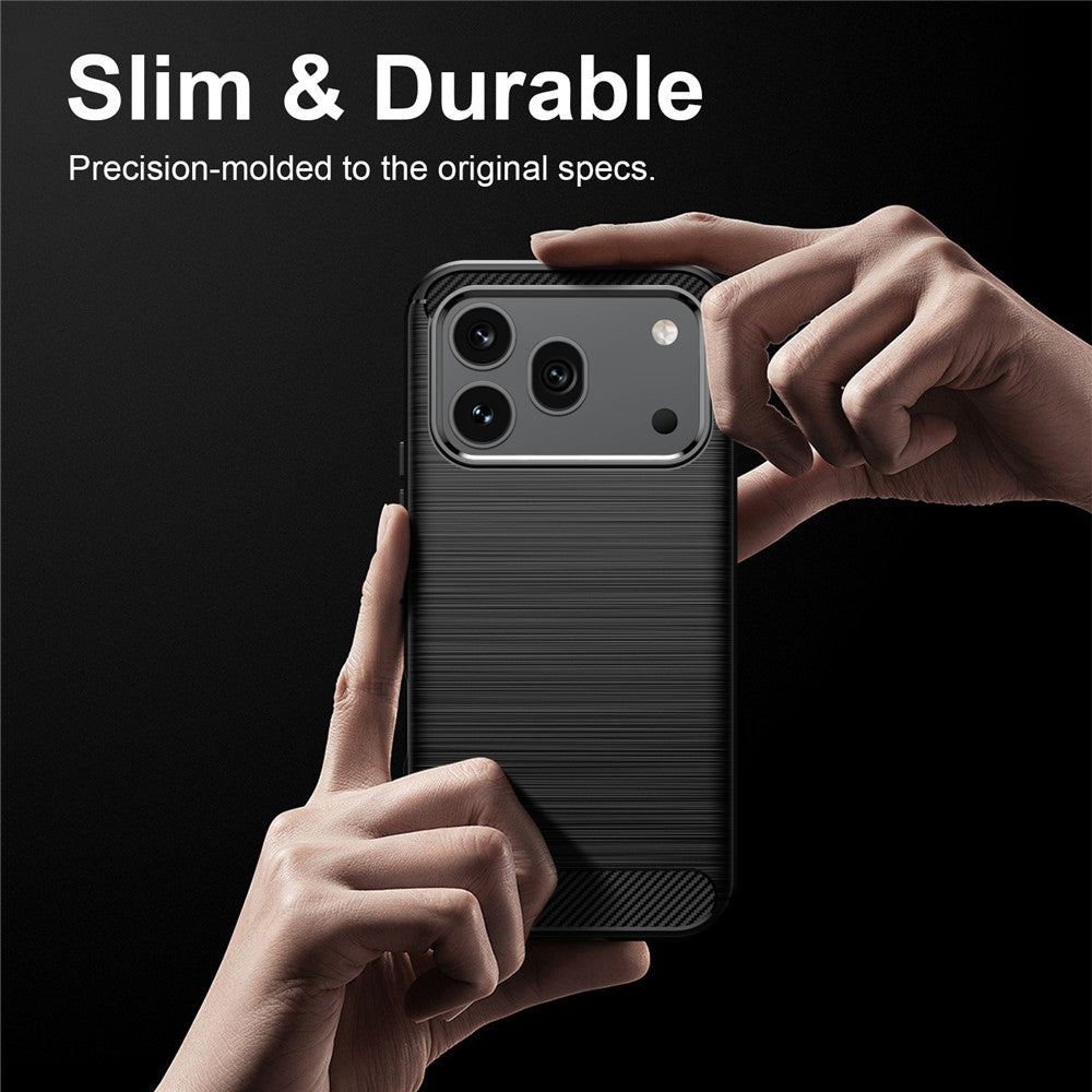 Puzdro pre Honor 600 Pro / 600, Techsuit, Karbón, Čierne