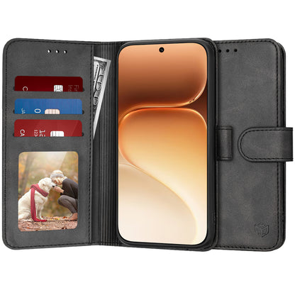 Puzdro pre Honor 600 Pro, Techsuit, Diary Book, čierne