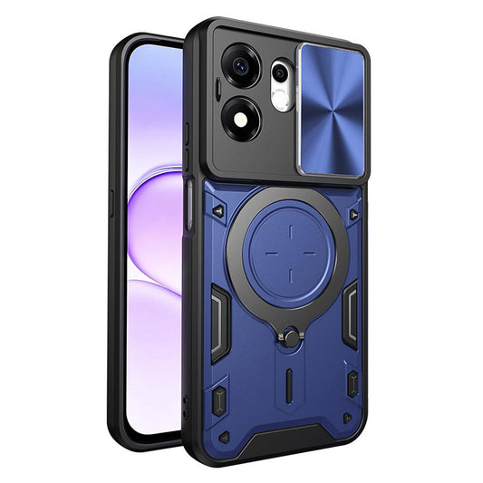 Puzdro pre Honor 600 Smart, Techsuit, CamGuard Pro, Modré