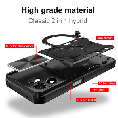 Puzdro pre Honor 600 Smart, Techsuit, CamGuard Pro, Červené