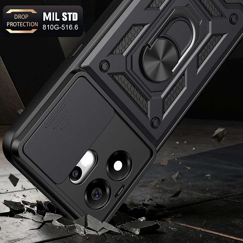 Puzdro pre Honor 600 Smart, Techsuit, CamShield, Zlaté