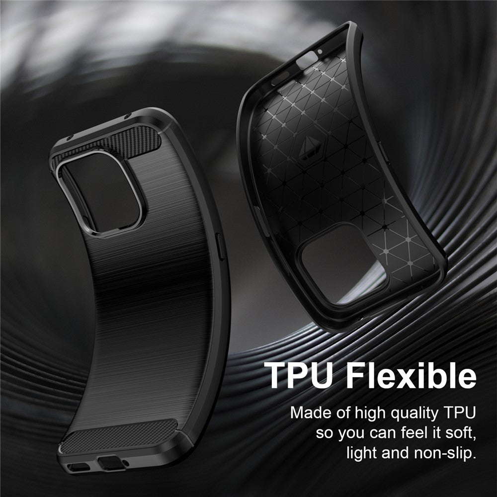 Puzdro pre Honor 600 Smart, Techsuit, Carbon, Čierne