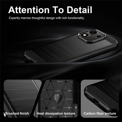 Puzdro pre Honor 600 Smart, Techsuit, Carbon, Čierne