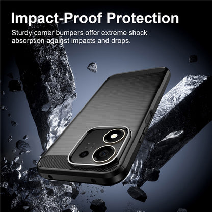 Puzdro pre Honor 600 Smart, Techsuit, Carbon, Čierne