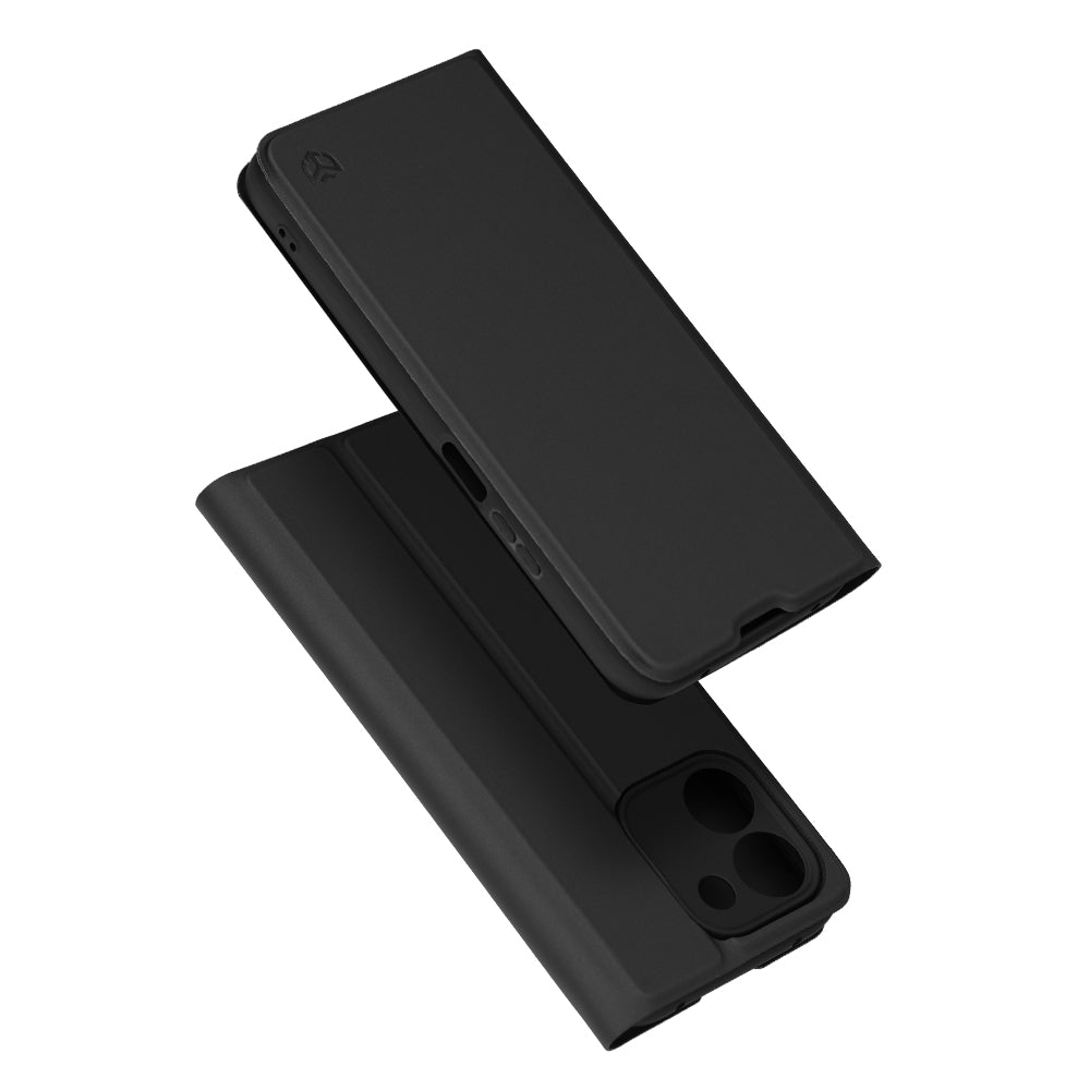 Puzdro pre Honor 600 Smart, Techsuit, Magskin Book, čierne