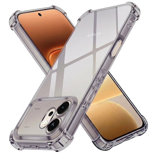 Puzdro pre Honor 600, Techsuit, Shockproof Clear, Fumé