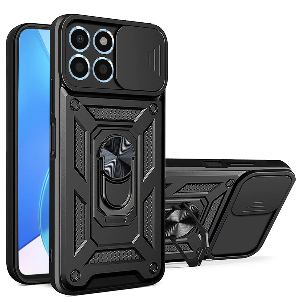 Puzdro pre Honor 70 Lite / X6 / X8 5G, Techsuit, CamShield, Čierne