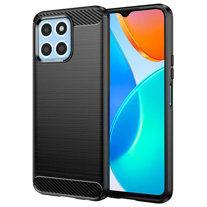 Puzdro pre Honor 70 Lite / X6 / X8 5G, Techsuit, Karbón, Čierne