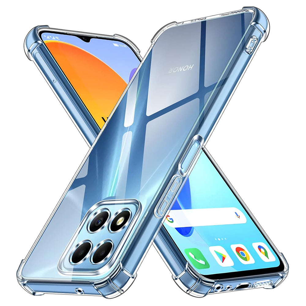 Obal na Honor 70 Lite / X6 / X8 5G, Techsuit, nárazuvzdorný priehľadný, transparentný