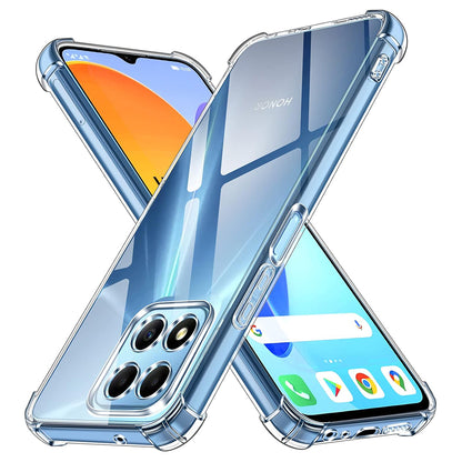 Obal na Honor 70 Lite / X6 / X8 5G, Techsuit, nárazuvzdorný priehľadný, transparentný