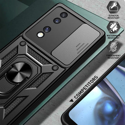 Puzdro pre Honor 70, Techsuit, CamShield, Čierne