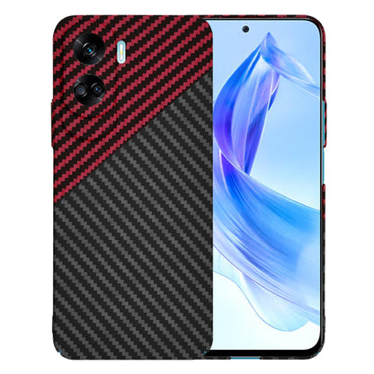 Puzdro pre Honor 90 Lite, Techsuit, Carbonite FiberShell, Čierno-červené