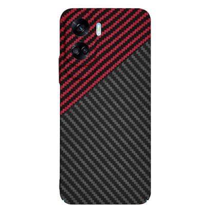 Puzdro pre Honor 90 Lite, Techsuit, Carbonite FiberShell, Čierno-červené