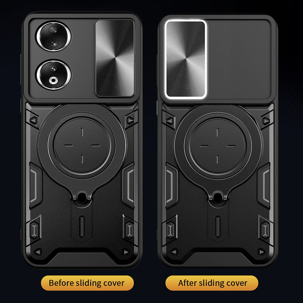 Puzdro na Honor 90, Techsuit, CamGuard Pro, čierne