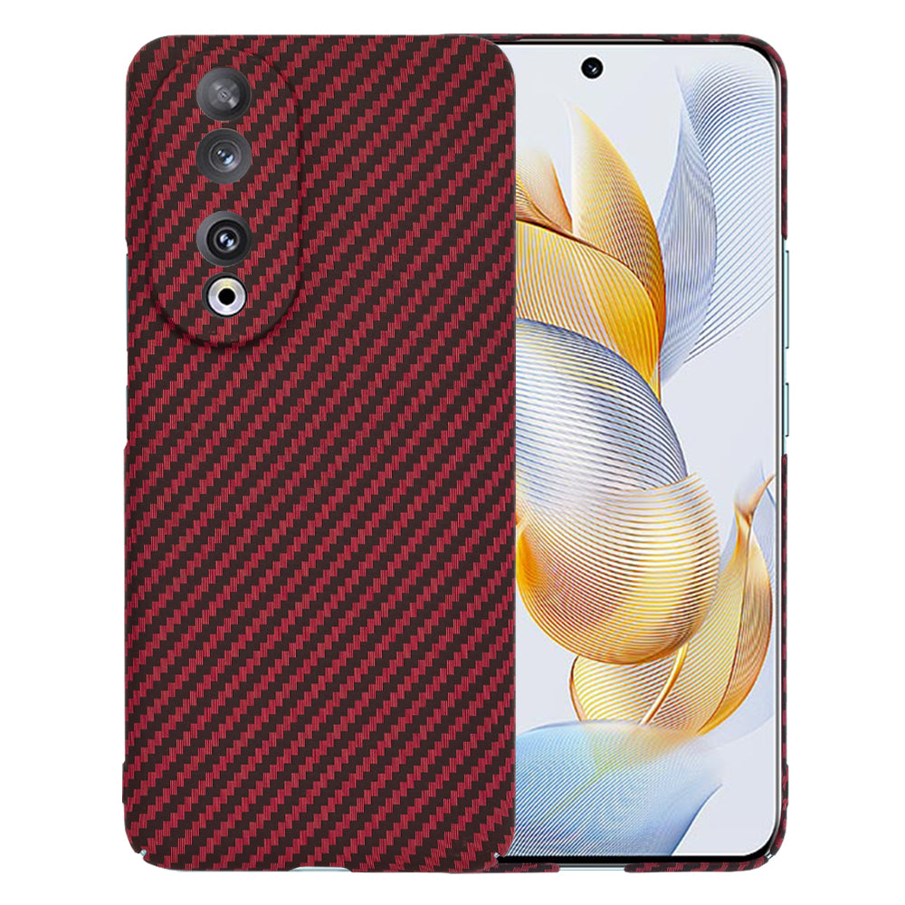 Puzdro pre Honor 90, Techsuit, Carbonite FiberShell, Červené
