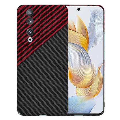 Puzdro pre Honor 90, Techsuit, Carbonite FiberShell, Čierna Červená
