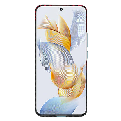 Puzdro pre Honor 90, Techsuit, Carbonite FiberShell, Čierna Červená