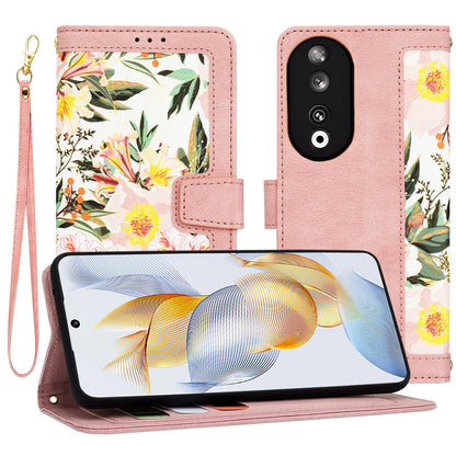 Obal na Honor 90, Techsuit, FlipCraft, Ružový
