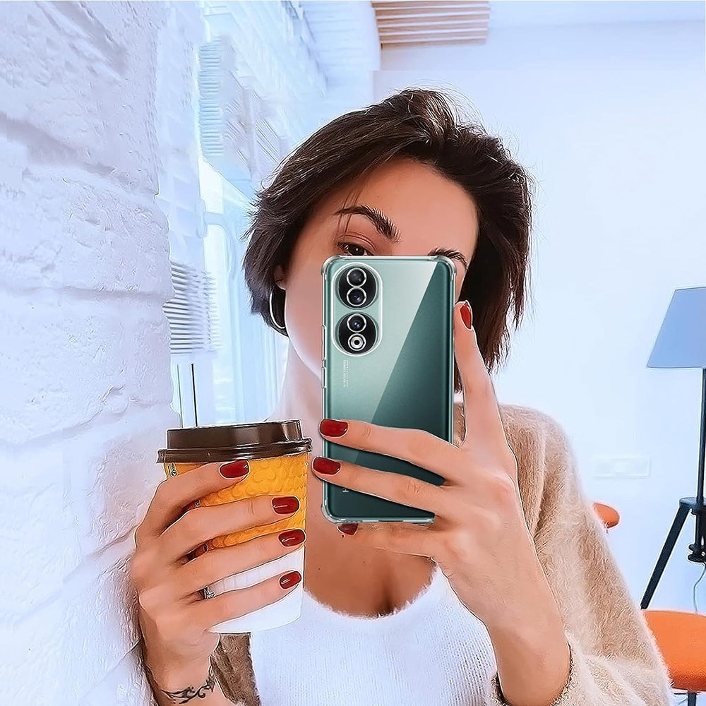 Obal na Honor 90, Techsuit, nárazuvzdorný priehľadný, transparentný