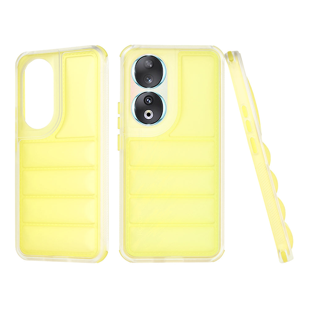 Puzdro pre Honor 90, Techsuit, Wave Shield, žlté