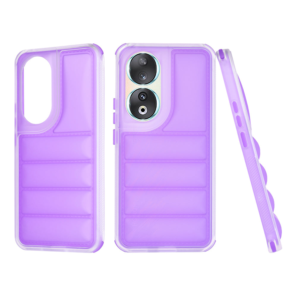 Puzdro pre Honor 90, Techsuit, Wave Shield, fialové