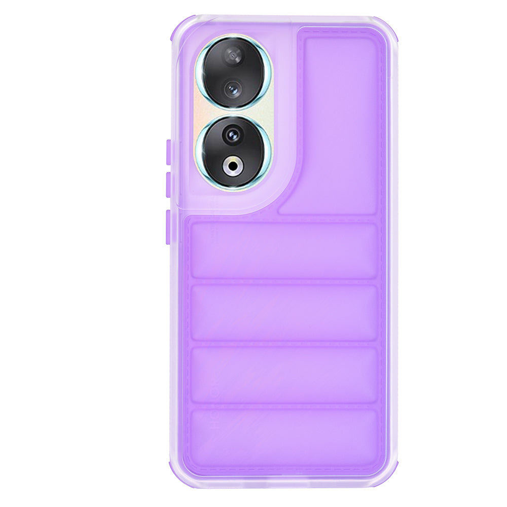 Puzdro pre Honor 90, Techsuit, Wave Shield, fialové