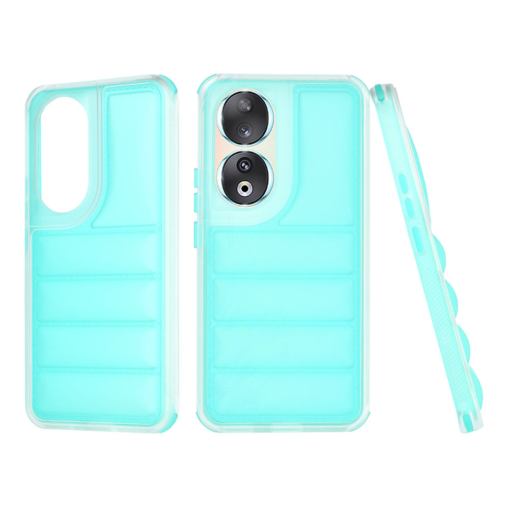 Obal na Honor 90, Techsuit, Wave Shield, tyrkysový