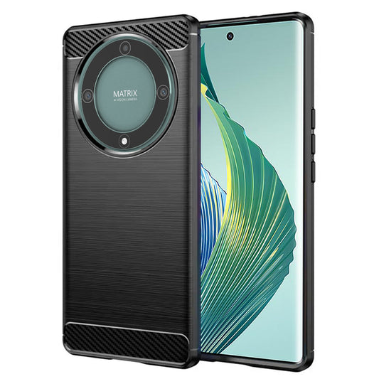 Puzdro pre Honor Magic5 Lite, Techsuit, Karbón, Čierne