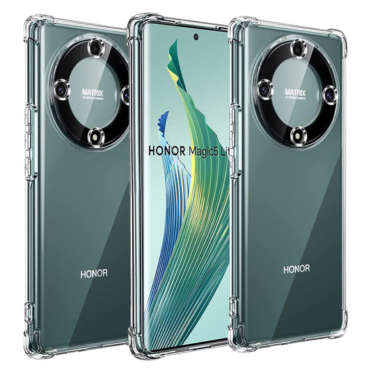 Obal na Honor Magic5 Lite, Techsuit, nárazuvzdorný priehľadný, transparentný