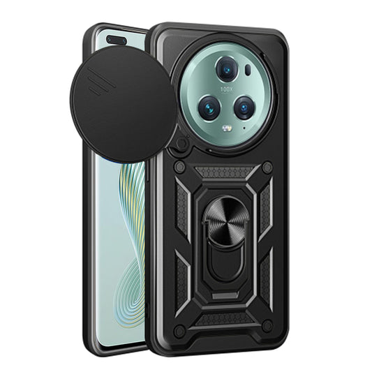 Puzdro pre Honor Magic5 Pro, Techsuit, CamShield, Čierne