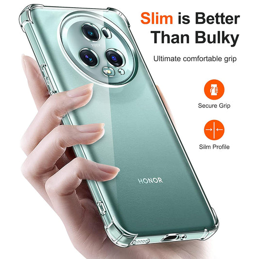 Obal na Honor Magic5 Pro, Techsuit, nárazuvzdorný priehľadný, transparentný