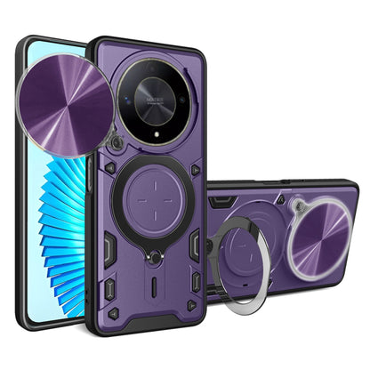 Puzdro na Honor Magic6 Lite, Techsuit, CamGuard Pro, fialové