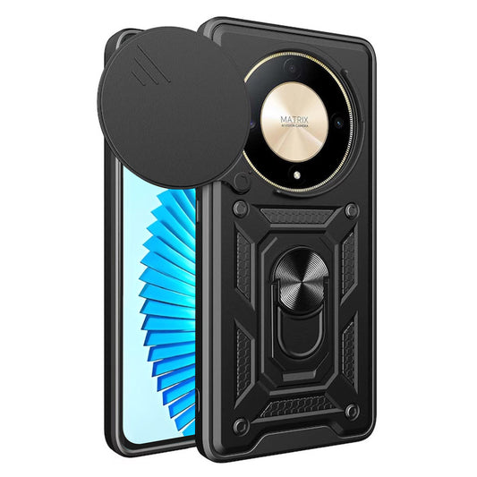 Puzdro pre Honor Magic6 Lite, Techsuit, CamShield, Čierne
