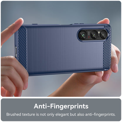 Puzdro pre Honor Magic6 Lite, Techsuit, Carbon, Modrá