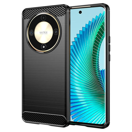 Puzdro pre Honor Magic6 Lite, Techsuit, Carbon, Čierne