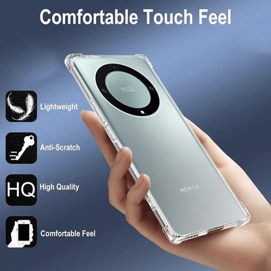 Obal na Honor Magic6 Lite, Techsuit, nárazuvzdorný priehľadný, transparentný