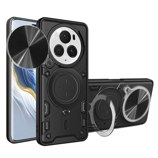 Puzdro pre Honor Magic6 Pro, Techsuit, CamGuard Pro, čierne