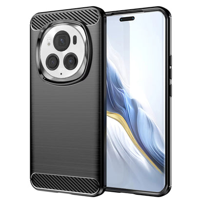Obal na Honor Magic6 Pro, Techsuit, Karbón, Čierny
