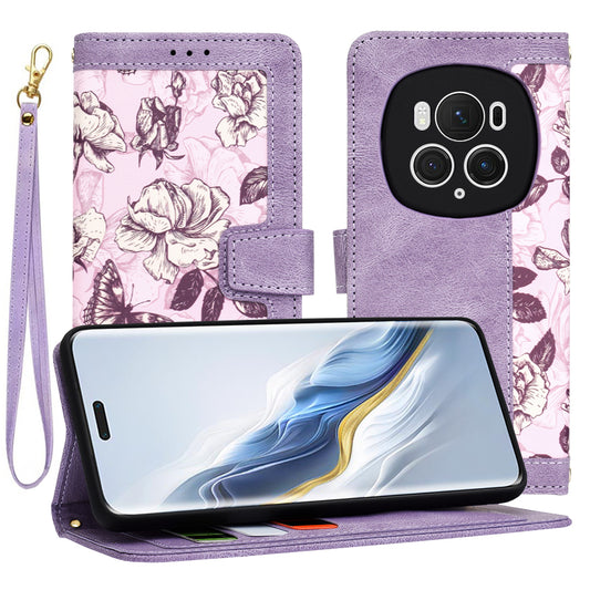 Puzdro na Honor Magic6 Pro, Techsuit, FlipCraft, fialové