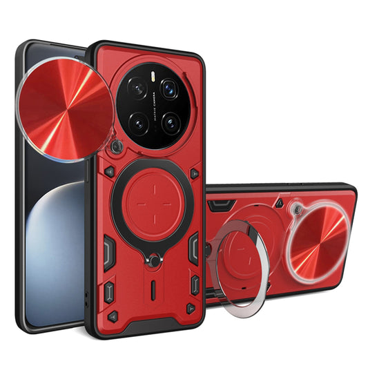 Puzdro na Honor Magic7 Pro, Techsuit, CamGuard Pro, červené