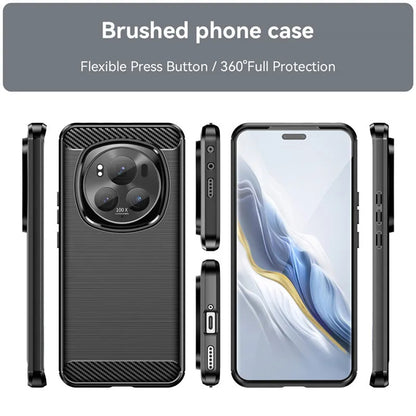 Puzdro pre Honor Magic7 Pro, Techsuit, Karbón, Čierne