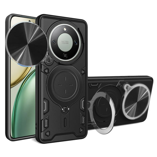 Puzdro pre Honor Magic8 Lite, Techsuit, CamGuard Pro, Čierne