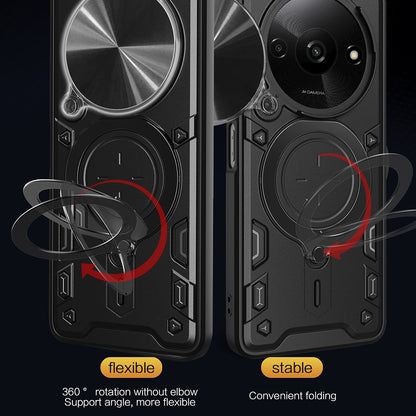 Case for Honor Magic8 Lite, Techsuit, CamGuard Pro, Rose Gold