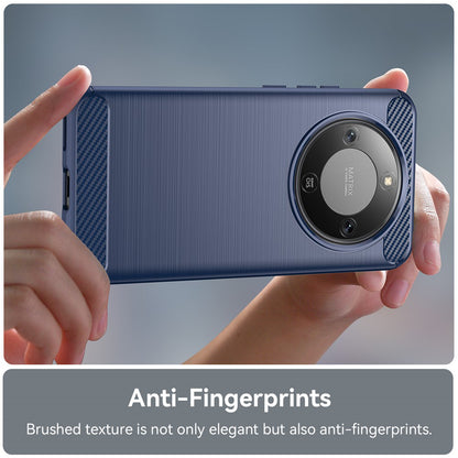 Case for Honor Magic8 Lite, Techsuit, Carbon, Blue