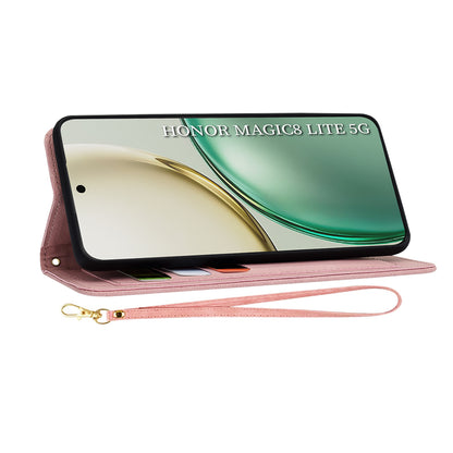 Puzdro pre Honor Magic8 Lite, Techsuit, FlipCraft, Ružové