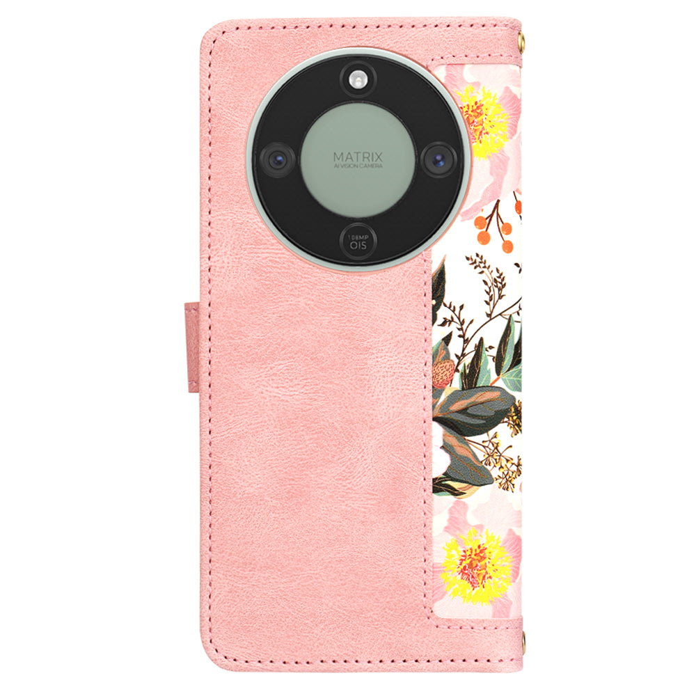 Puzdro pre Honor Magic8 Lite, Techsuit, FlipCraft, Ružové