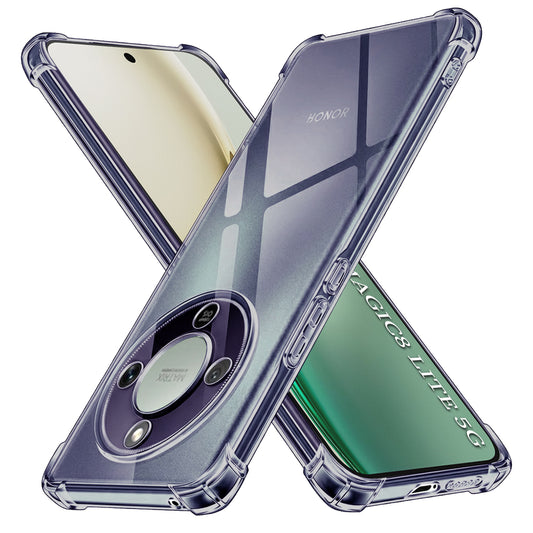 Puzdro pre Honor Magic8 Lite, Techsuit, Shockproof Clear, Čierne