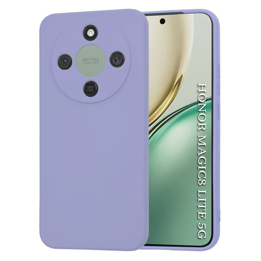 Puzdro pre Honor Magic8 Lite, Techsuit, SoftFlex, Svetlofialové